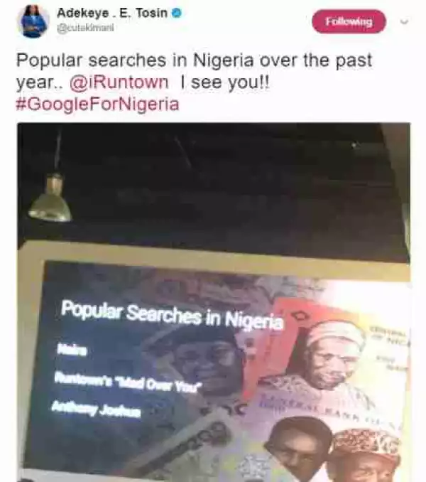 See What Nigerians Are Searching For On Google, According To Google CEO Who Is Currently In Nigeria